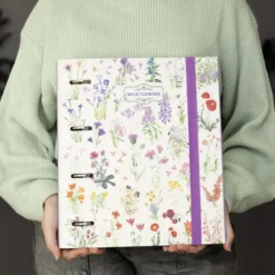 Kokonote | Carpeta de 4 Anillas A4 Wild Flowers