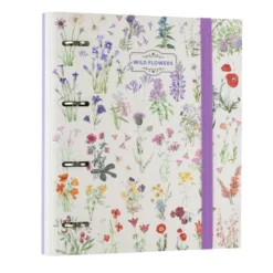 Kokonote | Carpeta de 4 Anillas A4 Wild Flowers