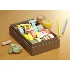 Kokuyo | Cortador de Washi Tape Karu-Cut Green (20-25mm)
