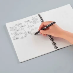 Kokuyo | Cuaderno Soft Ring B5 Black (Cuadros)