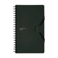 Kokuyo | Cuaderno Soft Ring Penott B6 Black (Cuadros)