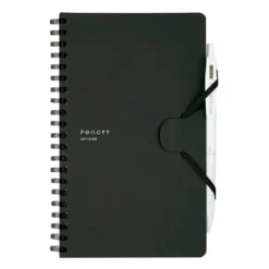Kokuyo | Cuaderno Soft Ring Penott B6 Black (Cuadros)