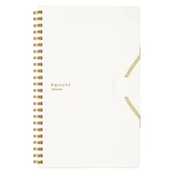 Kokuyo | Cuaderno Soft Ring Penott A5 White (Cuadros)