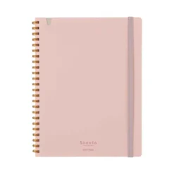 Kokuyo | Cuaderno Soft Ring Sooofa A5 Pink (Cuadros)