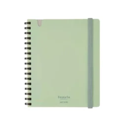 Kokuyo | Cuaderno Soft Ring Sooofa A6 Green (Cuadros)