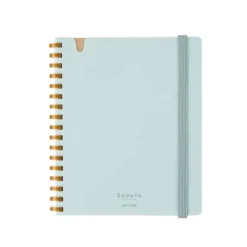 Kokuyo | Cuaderno Soft Ring Sooofa A6 Blue (Cuadros)