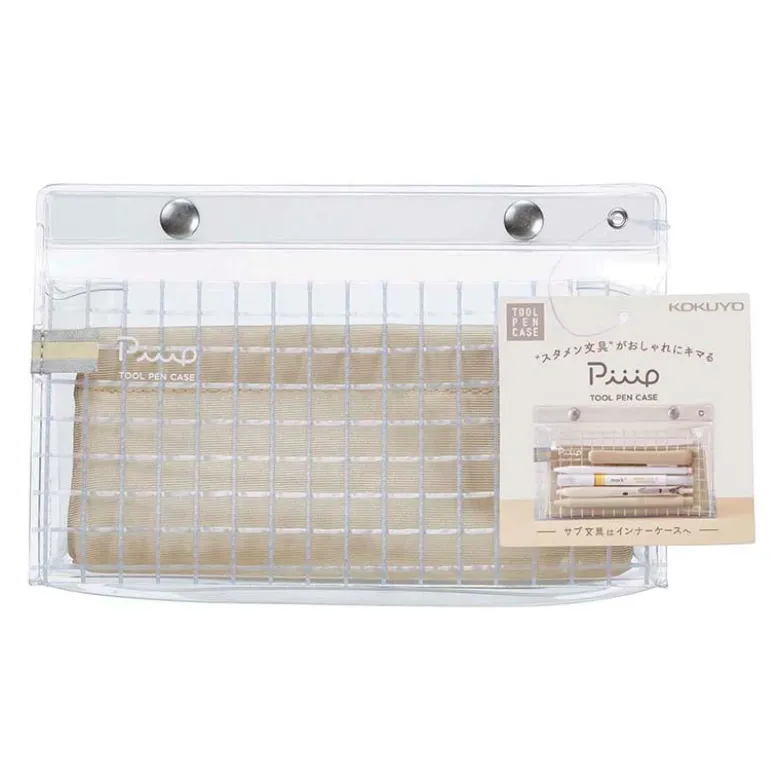 Kokuyo | Estuche Piiip Beige