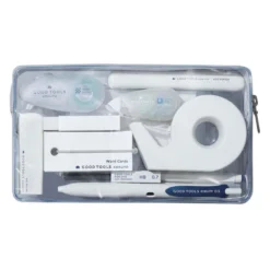 Kokuyo | Funda Estuche Pouch Good Tools Clear White