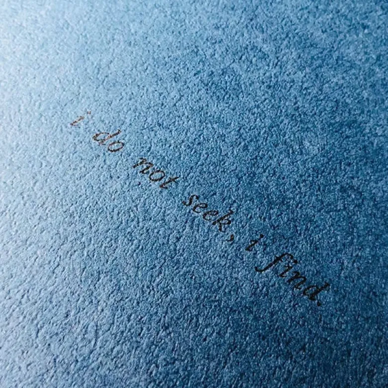 Kunisawa | Cuaderno A5 Find Slim Note Midnight Blue