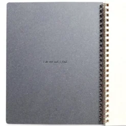 Kunisawa | Cuaderno B5 Executive Ring Note White
