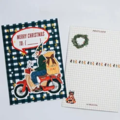 La Dolce Vita | Postal My Bike Is My Sleigh