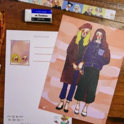 La Dolce Vita | Postal Winter Good Friends