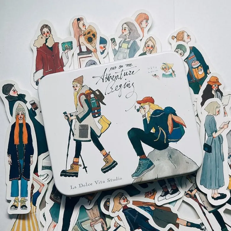 La Dolce Vita | Set de Pegatinas Bon Voyage (30pc)