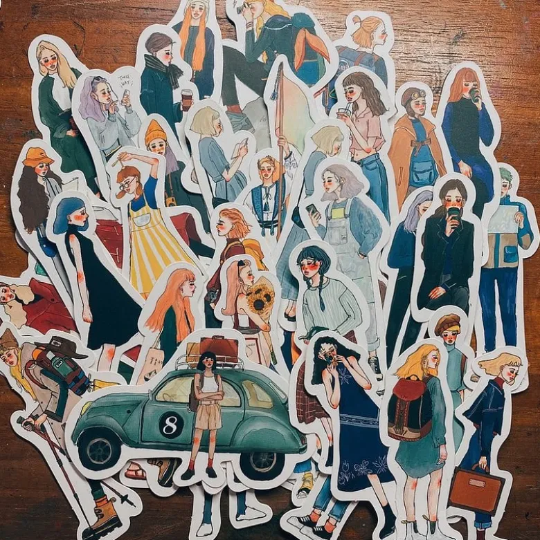 La Dolce Vita | Set de Pegatinas Bon Voyage (30pc)
