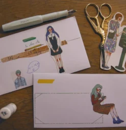 La Dolce Vita | Set de Pegatinas Stationery Girl (30pc)