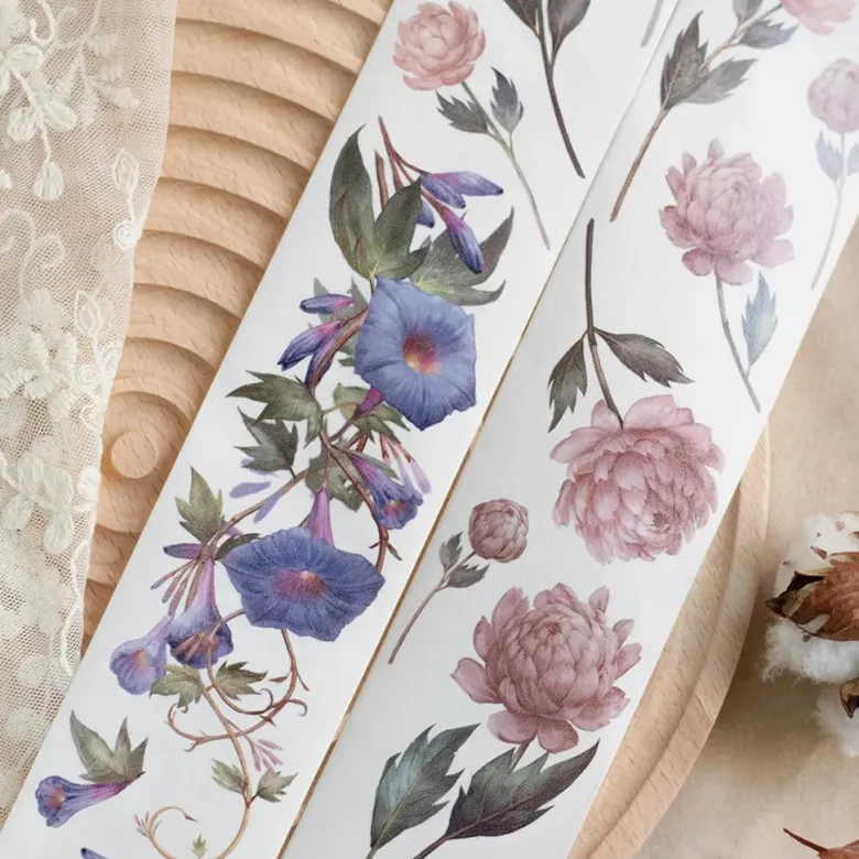 Loi Design | Ipomoea & Peony Washi Tape (1 metro)