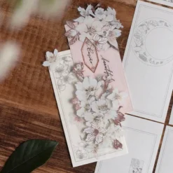 Loi Design | Papeles Decorativos Flower Collection Elegant Gray