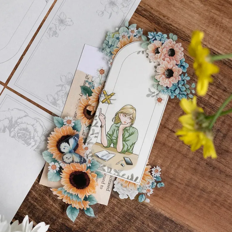 Loi Design | Papeles Decorativos Flower Collection Elegant Gray