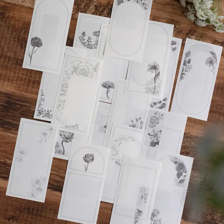 Loi Design | Papeles Decorativos Flower Collection Elegant Gray