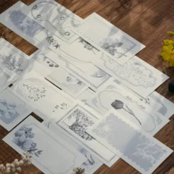Loi Design | Papeles Decorativos Flower Collection Navy Blue