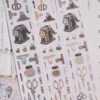 Loi Design | Pegatinas en Rollo Retro Stationery Die-Cut Paper Tape (1 metro)