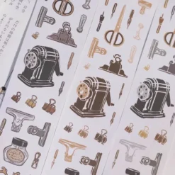 Loi Design | Pegatinas en Rollo Retro Stationery Die-Cut Paper Tape (1 metro)