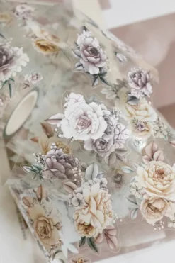 Loi Design | Pegatinas en Rollo The Amber Bloom Die-Cut PET Tape
