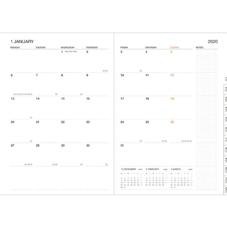 MARK'S | Agenda A5 Fish 2026-2027 (Semanal)