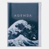 MARK'S | Agenda A5 Kanagawa Wave Navy 2026-2027 (Semanal)