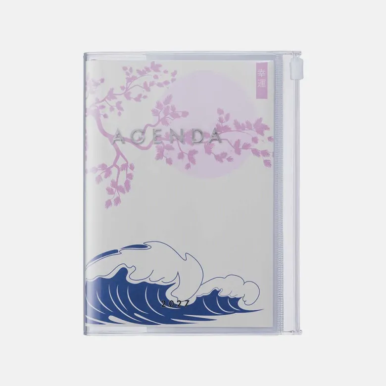 MARK'S | Agenda A6 Sakura Waves 2026-2027 (Semanal)