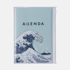 MARK'S | Agenda B6 Kanagawa Wave Mint 2026-2027 (Semanal)