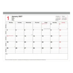 Mark's | Cuaderno Calendario Apaisado 2027 Khaki