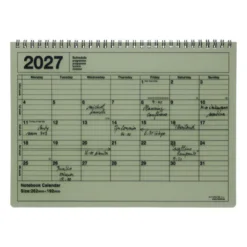 Mark's | Cuaderno Calendario Apaisado 2027 Khaki