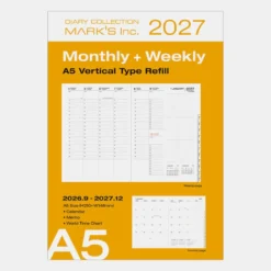 MARK'S | Recambio Agenda A5 2026-2027 (Semanal)