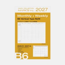 MARK'S | Recambio Agenda B6 2026-2027 (Semanal)
