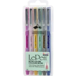 Marvy Uchida | Set de Bolígrafos Le Pen Retro (6pc)
