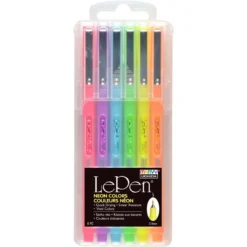Marvy Uchida | Set de Bolígrafos Le Pen Neon (6pc)