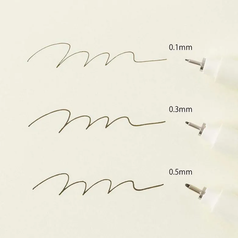 Midori | Bolígrafo Calibrado MD Drawing Pen 0.3mm Black