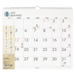 Midori | Calendario de Pared L 2026 Ojisan