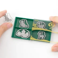 Midori | Clips Metálicos Etching Animales Japoneses