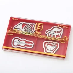 Midori | Clips Metálicos Etching Instrumentos Musicales
