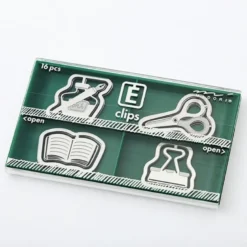 Midori | Clips Metálicos Etching Papelería