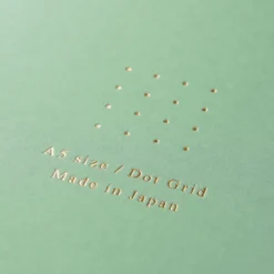 Midori | Cuaderno Anillas Color A5 Puntos Green