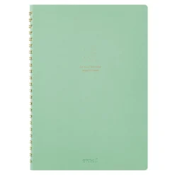 Midori | Cuaderno Anillas Color A5 Puntos Green