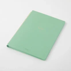 Midori | Cuaderno Anillas Color A5 Puntos Green