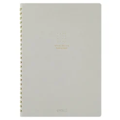 Midori | Cuaderno Anillas Color A5 Puntos Gray