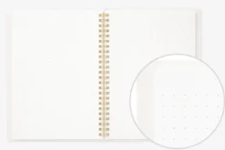 Midori | Cuaderno Anillas Color A5 Puntos White