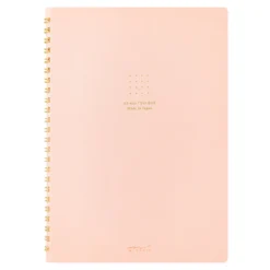 Midori | Cuaderno Anillas Color A5 Puntos Pink