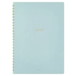 Midori | Cuaderno Anillas Color A5 Puntos Blue