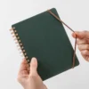 Midori | Cuaderno de Anillas WM Grain B6 Green